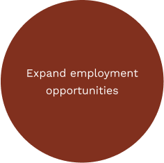Expand employment opportunities