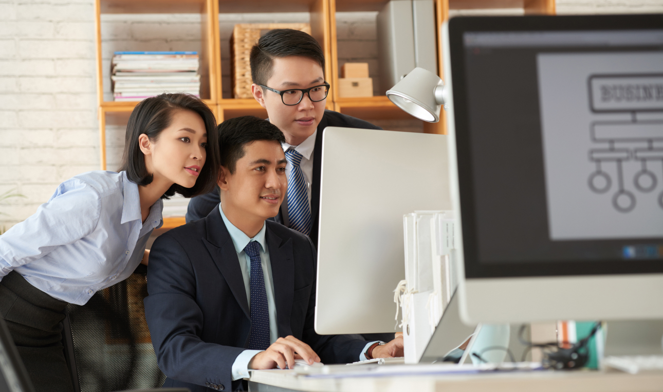 business people working in the office