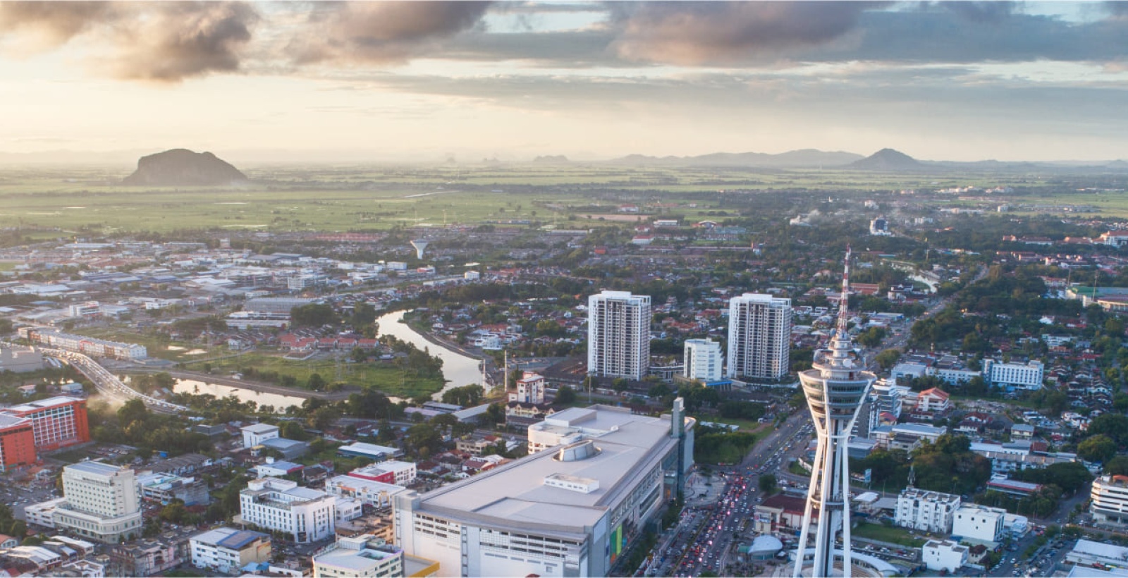 aerial view of kedah